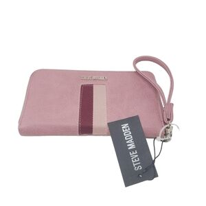 Steve Madden | Pop Webbing Zip Around Striped Wallet or Wristlet (One Size)